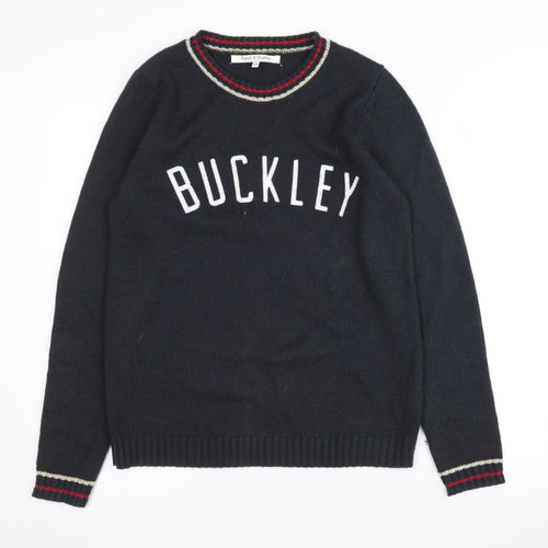 Rupert & Buckley Women’s Black Pullover Jumper Size 10