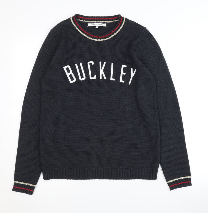 Rupert & Buckley Women’s Black Pullover Jumper Size 10