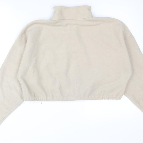 Urban Outfitters Women's Beige Fleece Pullover, Size M