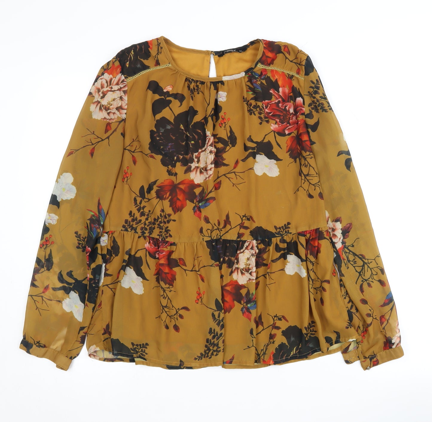 ONLY Women's Multicoloured Floral Blouse Size 10