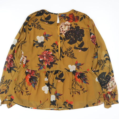 ONLY Women's Multicoloured Floral Blouse Size 10