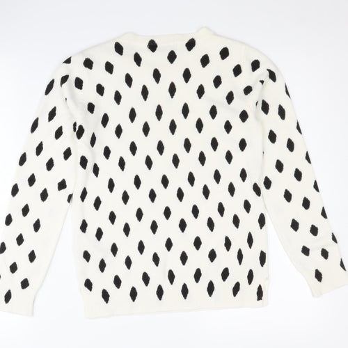 Marks and Spencer Women’s White Pullover Jumper Size 6