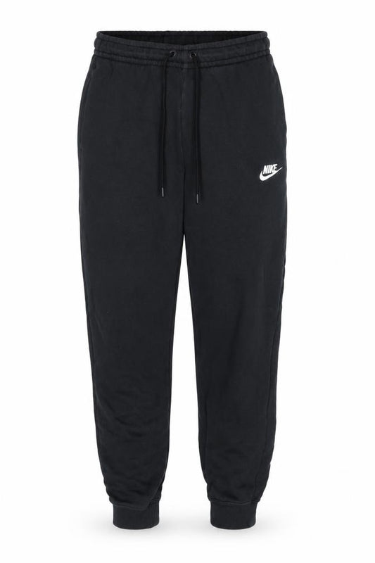 Front view of Nike Men's Black Jogger Trousers XS Elastic Drawstring