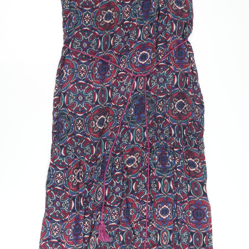 Brave Soul Women's Multicoloured Midi Bohemian Maxi Dress
