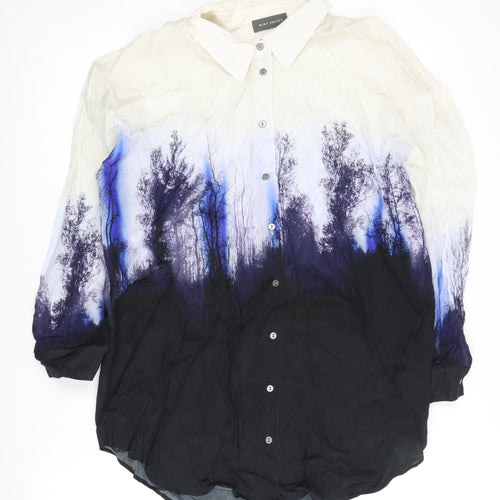 Mint Velvet Women's Multicoloured Button-Up Shirt