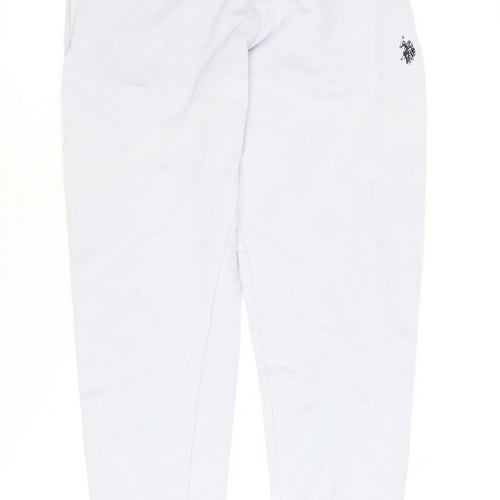 U.S. Polo Assn. Boys Sky Blue Jogger Trousers, Soft Fleece