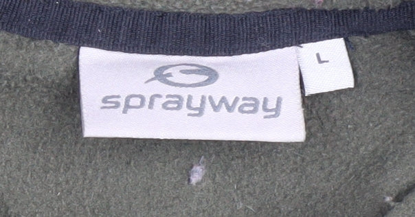 Sprayway Men's Green Pullover Sweatshirt - Large