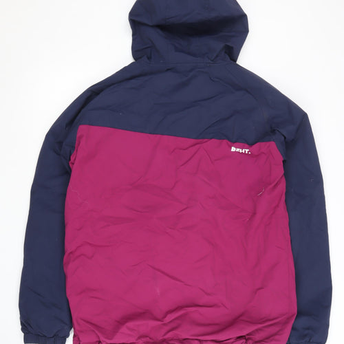 Basehit Multicoloured Nylon Hooded Jacket Size L