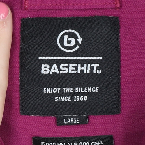 Basehit Multicoloured Nylon Hooded Jacket Size L