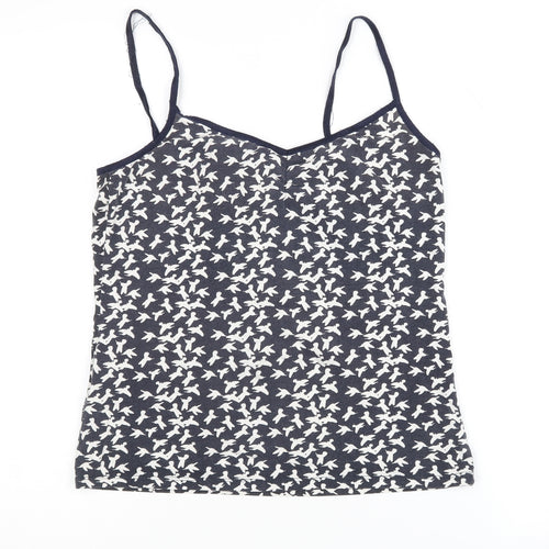 Laura Ashley Women's Black Camisole Animal Print Size 12