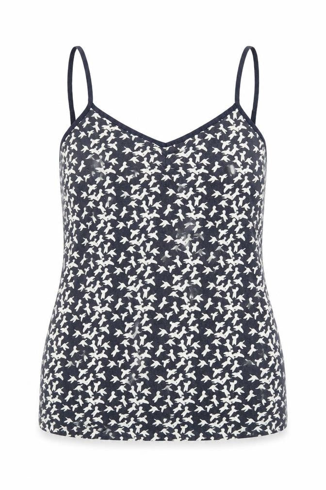 Laura Ashley Women's Black Camisole Animal Print Size 12