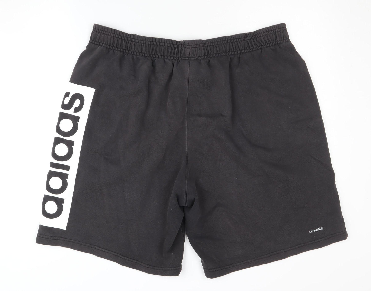 Adidas Men's Black 2XL Sweat Shorts with Logo