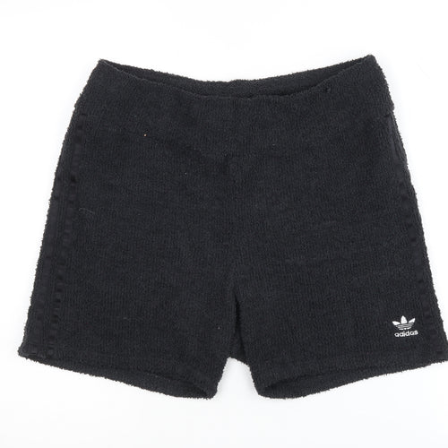 Adidas Women's Black Biker Shorts Size 16