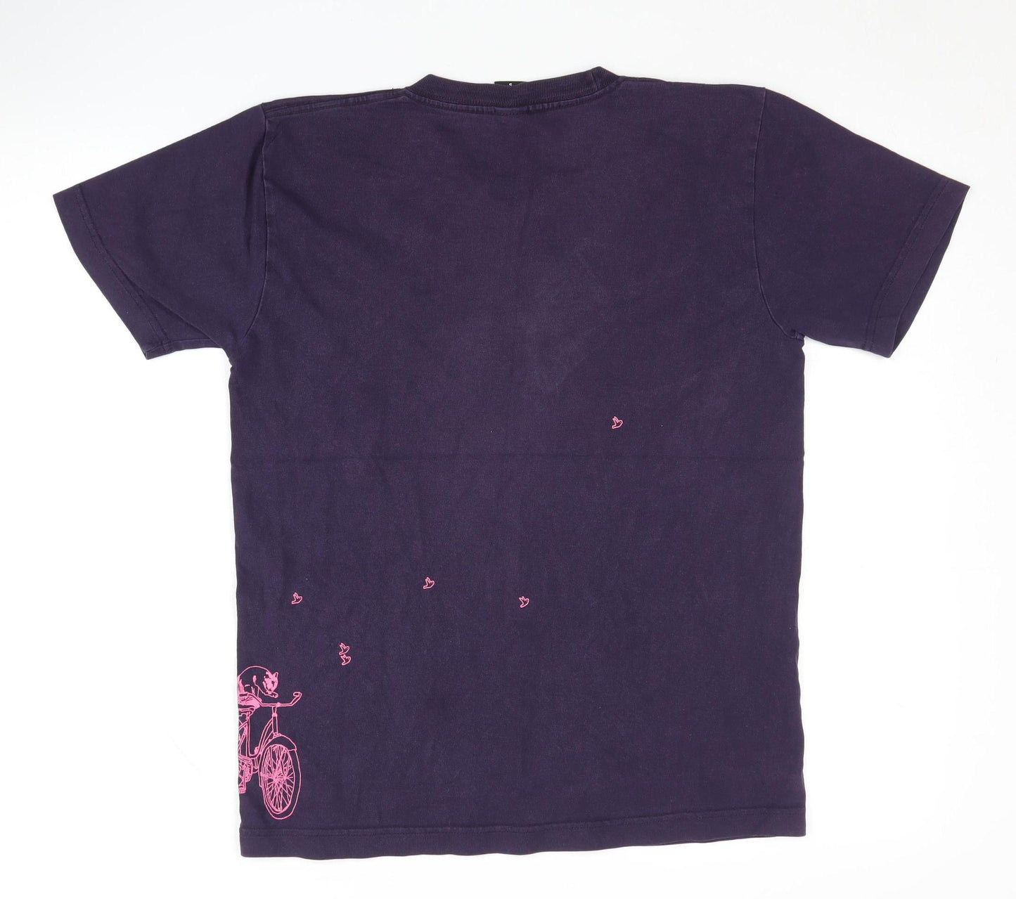 graniph Men's Purple Music Graphic Print T-Shirt S