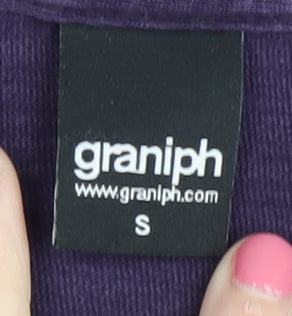 graniph Men's Purple Music Graphic Print T-Shirt S