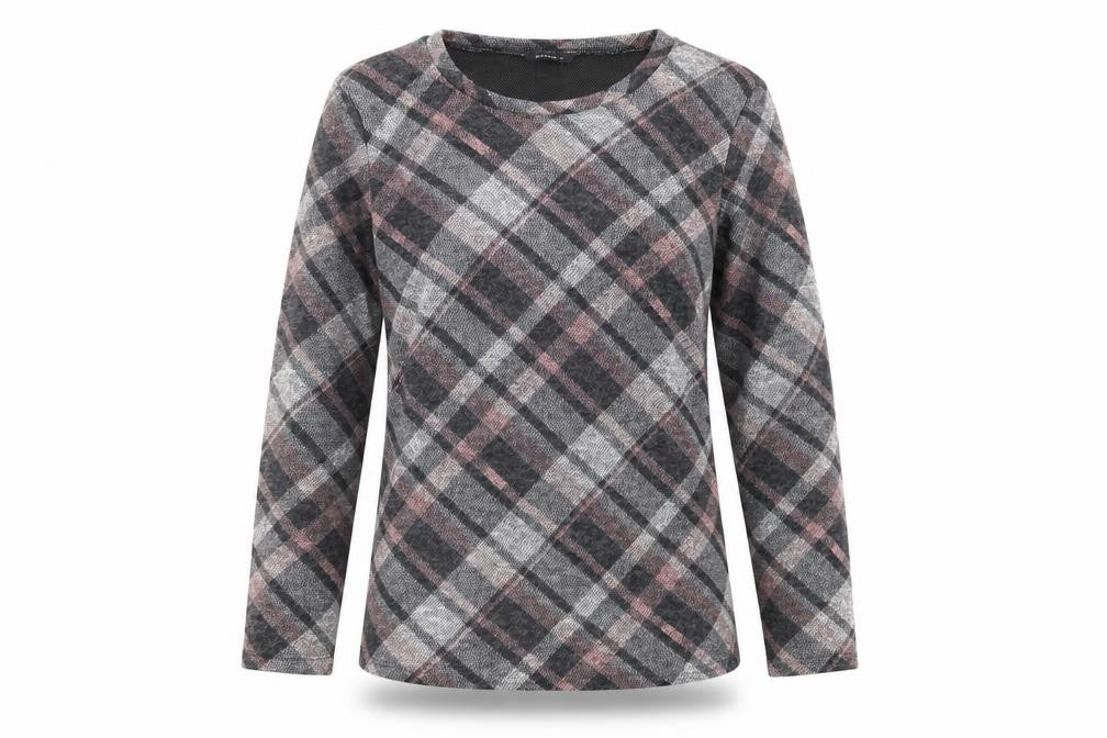 Front view of Roman Women Multicoloured Plaid jumper, size 10