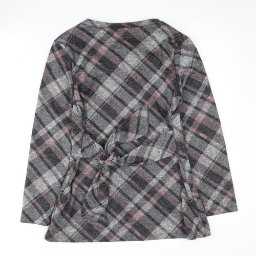 Roman Women Multicoloured Plaid Pullover Jumper Size 10
