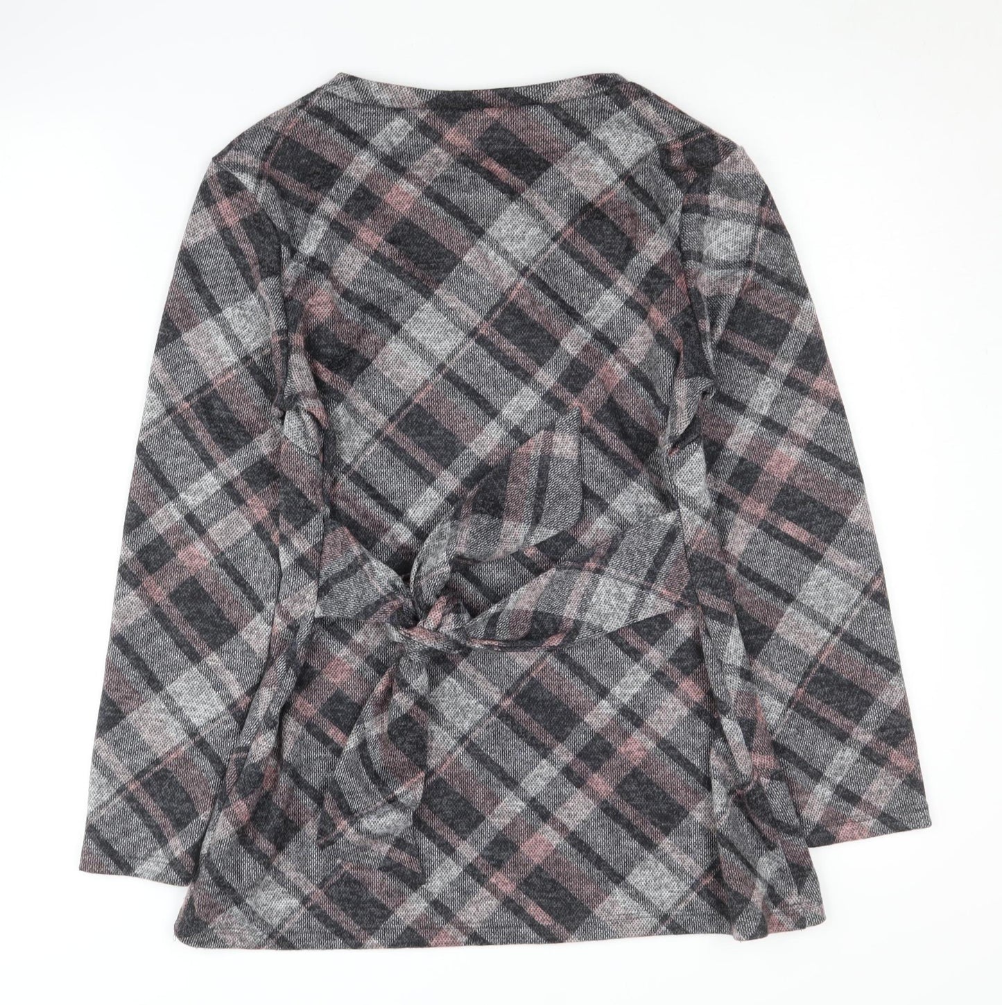 Roman Women Multicoloured Plaid Pullover Jumper Size 10