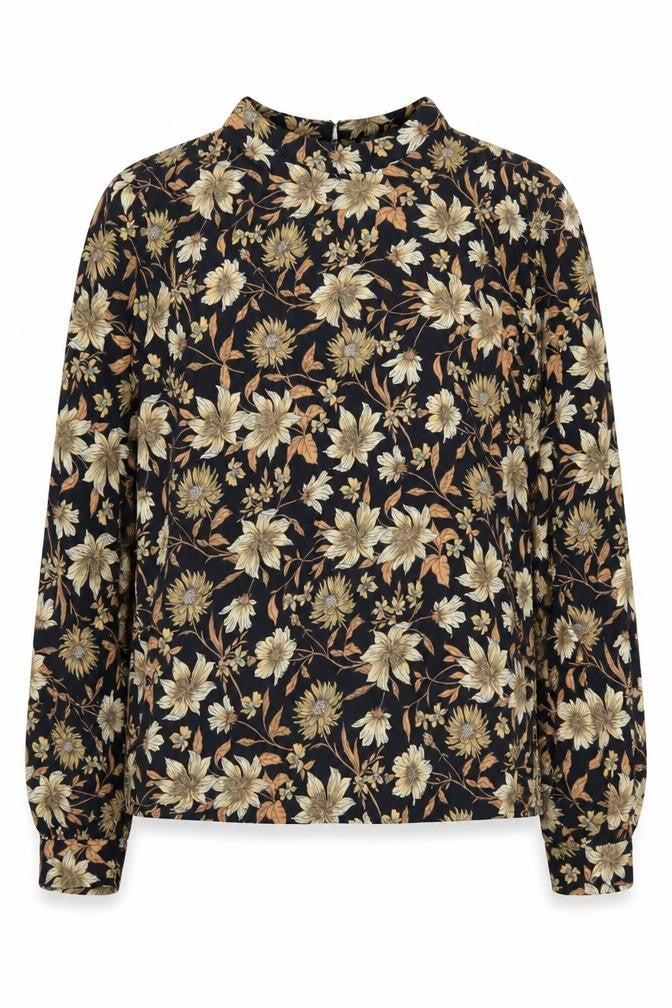 Front view of Warehouse Floral Blouse for Women, size 10