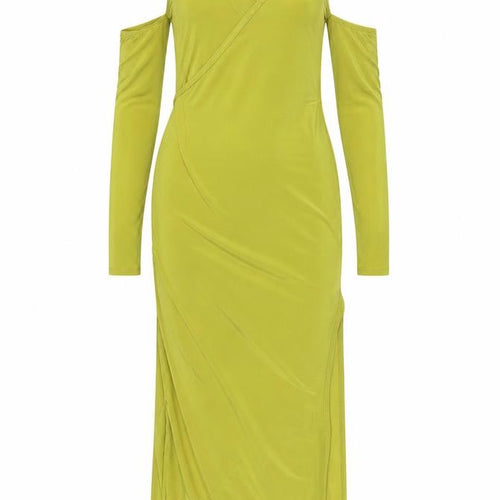 Collusion Women's Green Bodycon Dress Size 12, Modern Style