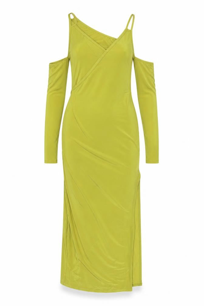 Collusion Women's Green Bodycon Dress Size 12, Modern Style