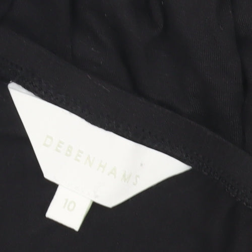 Debenhams Women's Black Slip Dress Size 10