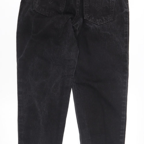 Levi's Women's Black Tapered Relaxed Jeans Size 6