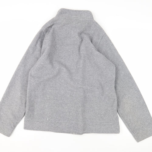 Isle Essentials Women's Grey Basic Zip Jacket