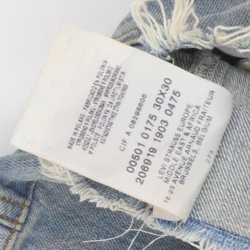 Levi's Women's Blue Cut-Off Denim Shorts Size 12
