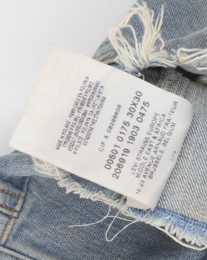 Levi's Women's Blue Cut-Off Denim Shorts Size 12