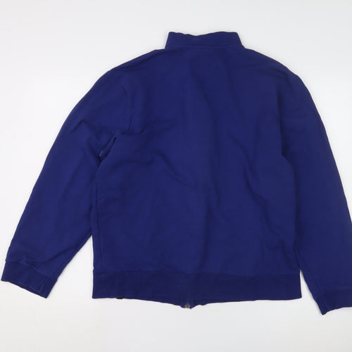 BAM Men’s Blue 2XL Basic Jacket, Casual Full Zip