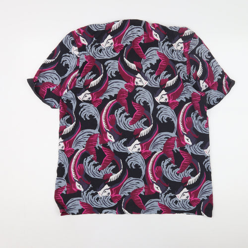 Ted Baker Women's Multicoloured T-Shirt, Size 12, Geometric