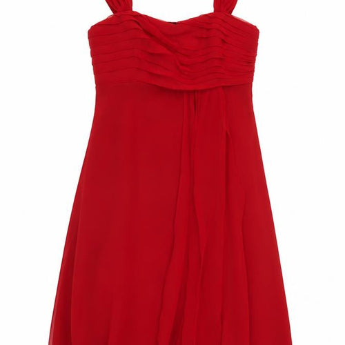 Coast Women Red Bubble Hem Party Dress Size 10