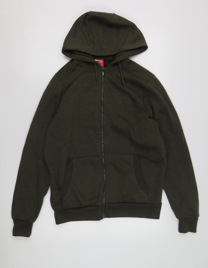 Slazenger Men's Green Full Zip Hoodie Size S