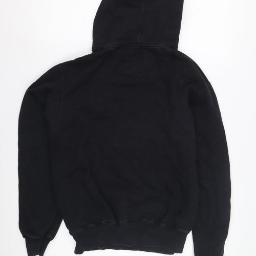 Champion Men's Black Pullover Hoodie, Size S, Logo Accent