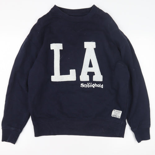 The Stronghold Men's Blue Pullover Sweatshirt Size S