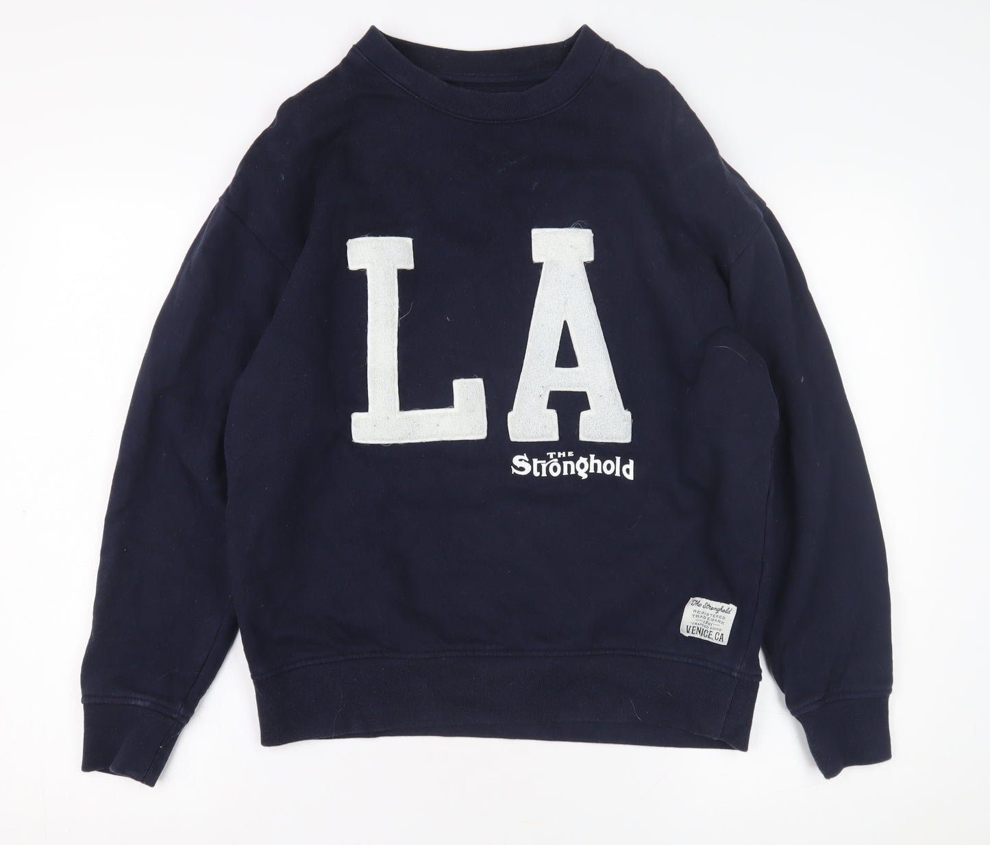 The Stronghold Men's Blue Pullover Sweatshirt Size S