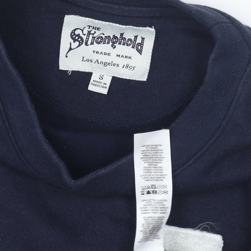 The Stronghold Men's Blue Pullover Sweatshirt Size S
