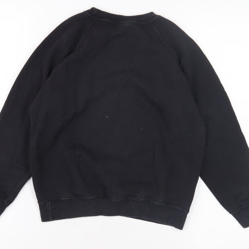 Absolute Cult Black Unisex Kids M Holiday Graphic Sweatshirt