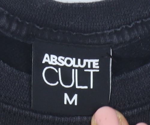 Absolute Cult Black Unisex Kids M Holiday Graphic Sweatshirt