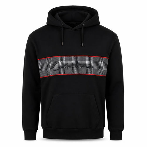 Closure London Men's Black Hoodie S with Graphic Print