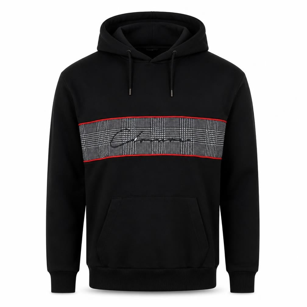 Closure London Men's Black Hoodie S with Graphic Print