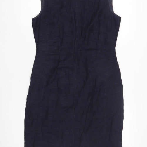 Hobbs Women's Blue Sheath Dress Size 12