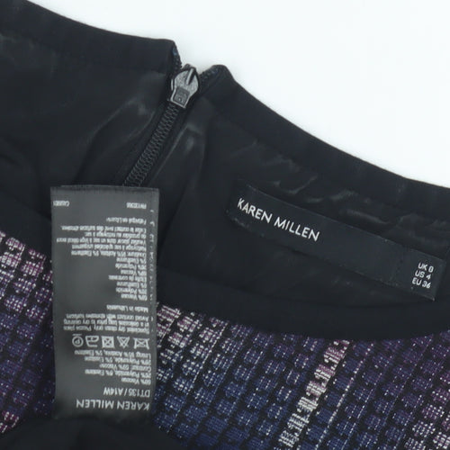 Karen Millen Women's Multicoloured Shift Dress, Size 8