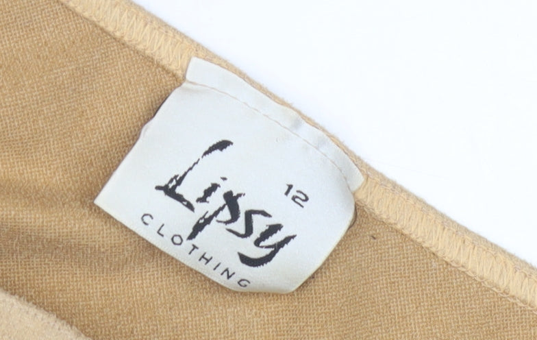 Lipsy Beige Camisole Women's Size 12 Tank Top