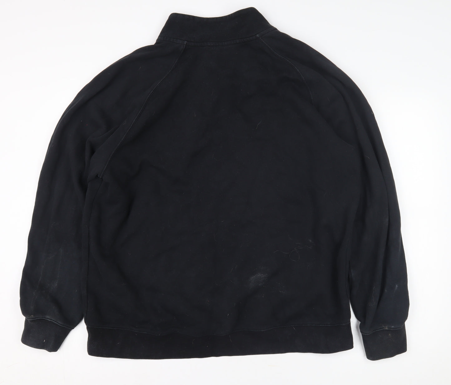 Nike Men's XL Black Full Zip Sweatshirt with Logo