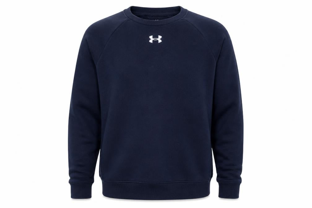 Front view of Under Armour Men's Blue Sports Sweatshirt, size S