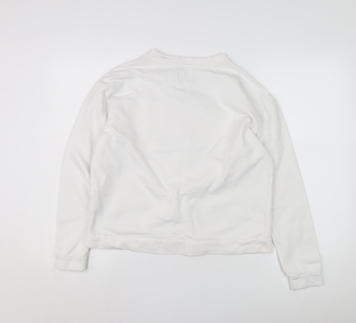 Pepe Jeans Women's White Pullover Sweatshirt Size M