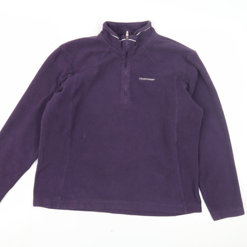 Craghoppers Women's Purple Fleece Sweatshirt, Size 10, Casual
