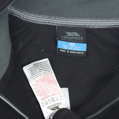 Trespass Men's Black Fleece Pullover Sweatshirt M